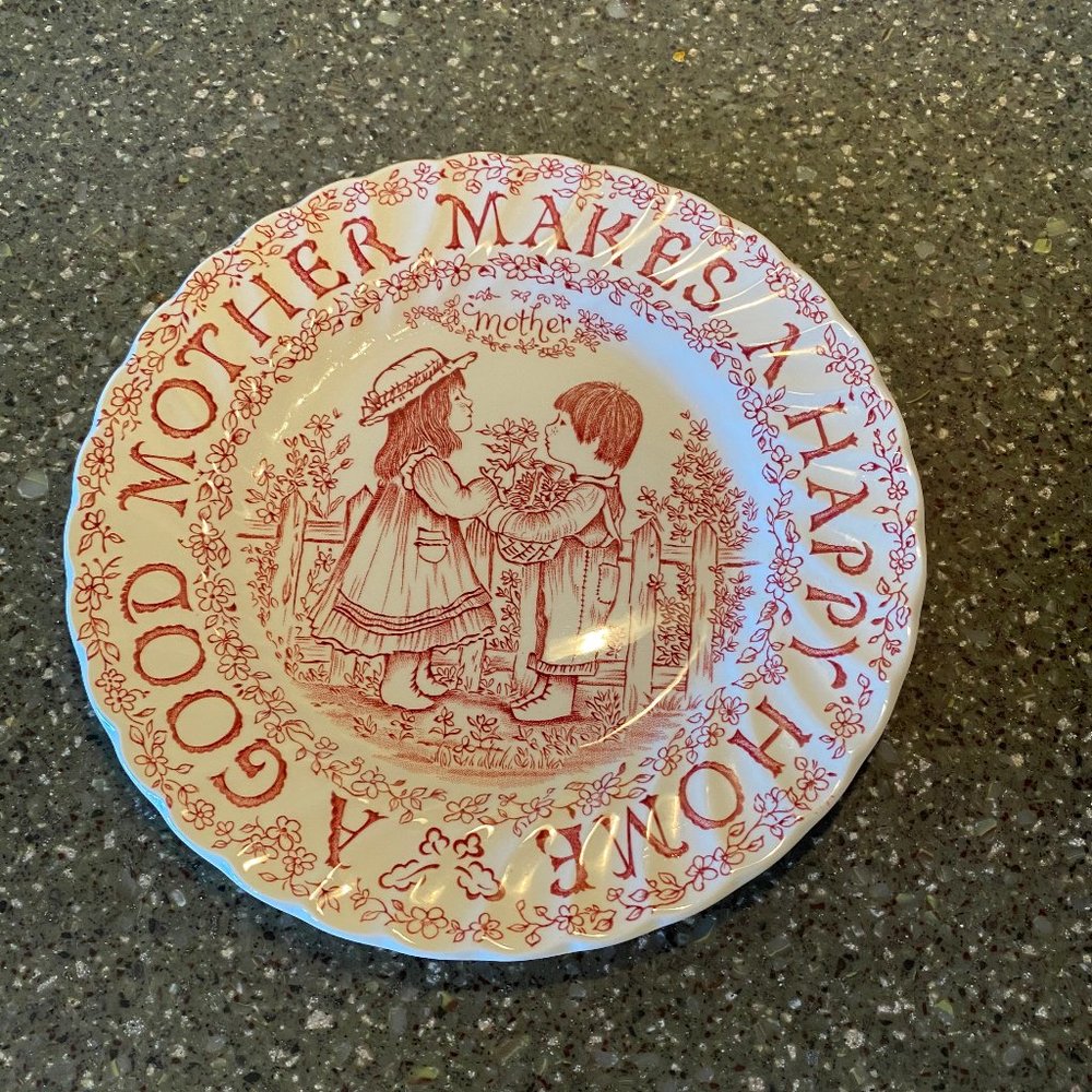 Vintage Royal Crownford A Tribute To Mother Plate